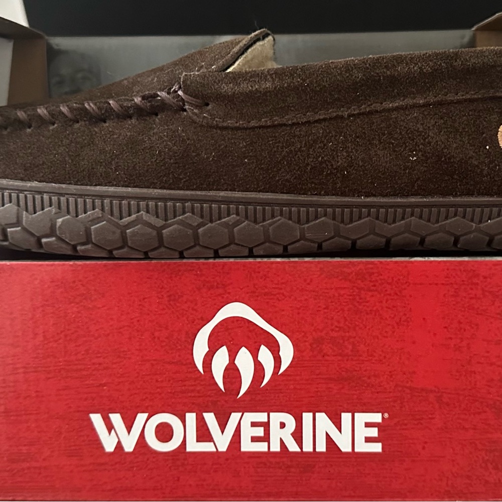 Wolverine Suede Slippers. NIB. Super comfortable & bottom is sturdy.